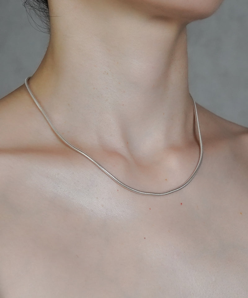 【ISOLATION / アイソレーション】SV925 Snake Chain Necklace (40cm,50cm) / ILN-0141