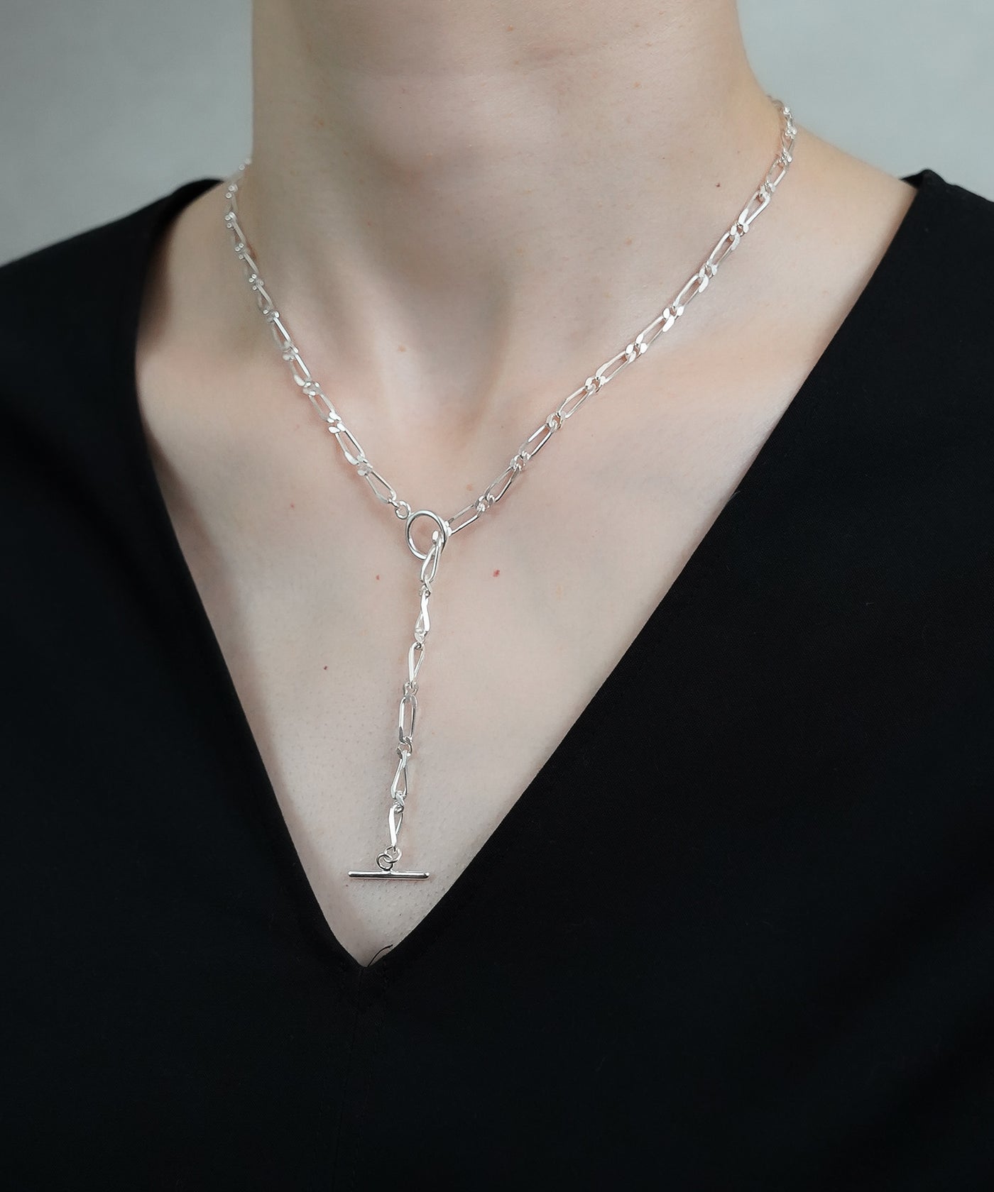 韓国発【Hei】(Silver925) flat ball chain necklace☆追跡送 925 Silver]シャイニング カット ボールチェーン ネックレス