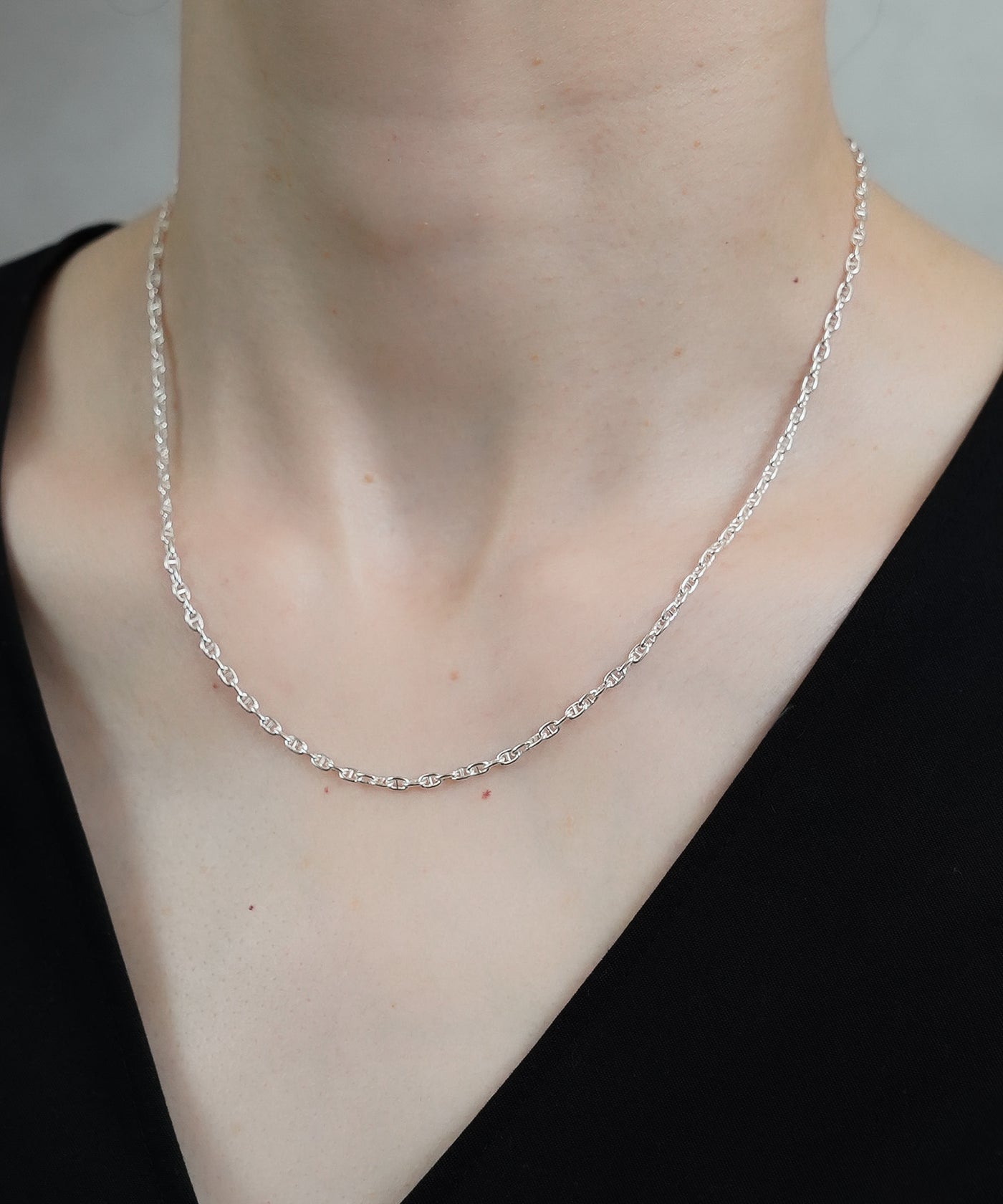 ISOLATION / アイソレーション】Silver925 Marine Chain Necklace S