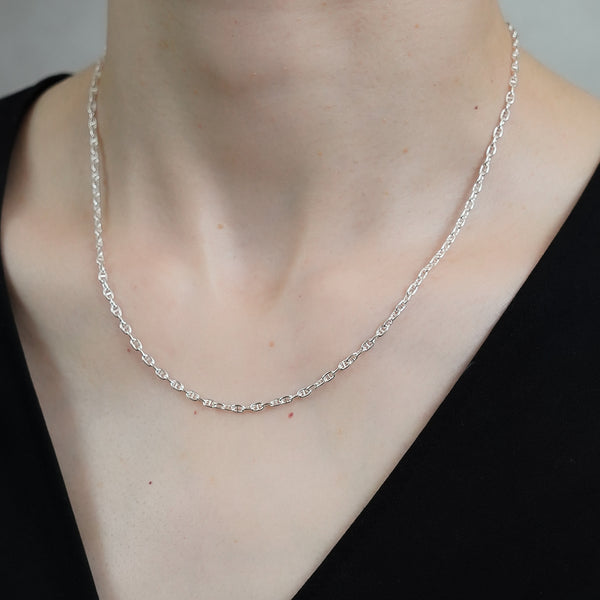 【ISOLATION / アイソレーション】Silver925 Marine Chain Necklace S(40cm,45cm) /  ILN-0145