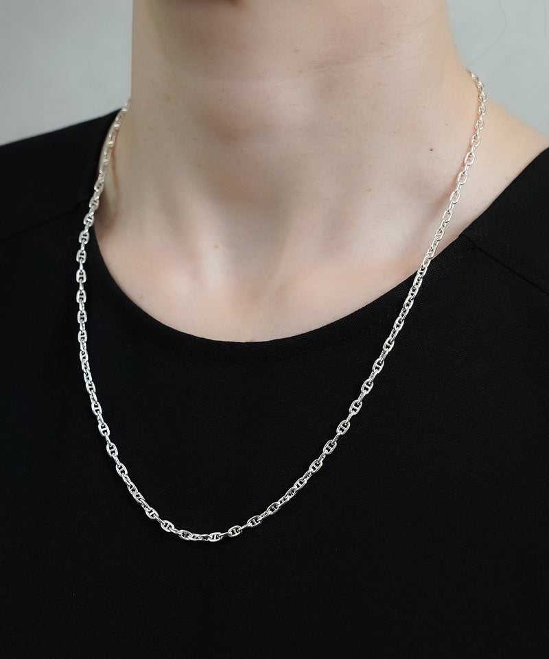 【ISOLATION / アイソレーション】(UNISEX) SV925 Marine Chain Necklace M (50cm) / ILN-0146