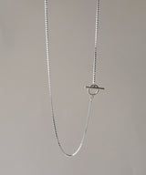 【ISOLATION / アイソレーション】(UNISEX) SV925 Venetian Chain Necklace (50cm)/ ISN-0135