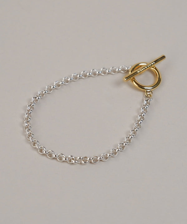 【ISOLATION / アイソレーション】Silver925 Arc Chain Bracelet / ISB-0117SG