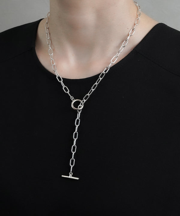 【ISOLATION / アイソレーション】SV925 Oval Chain Necklace (50cm) / ISN-0134