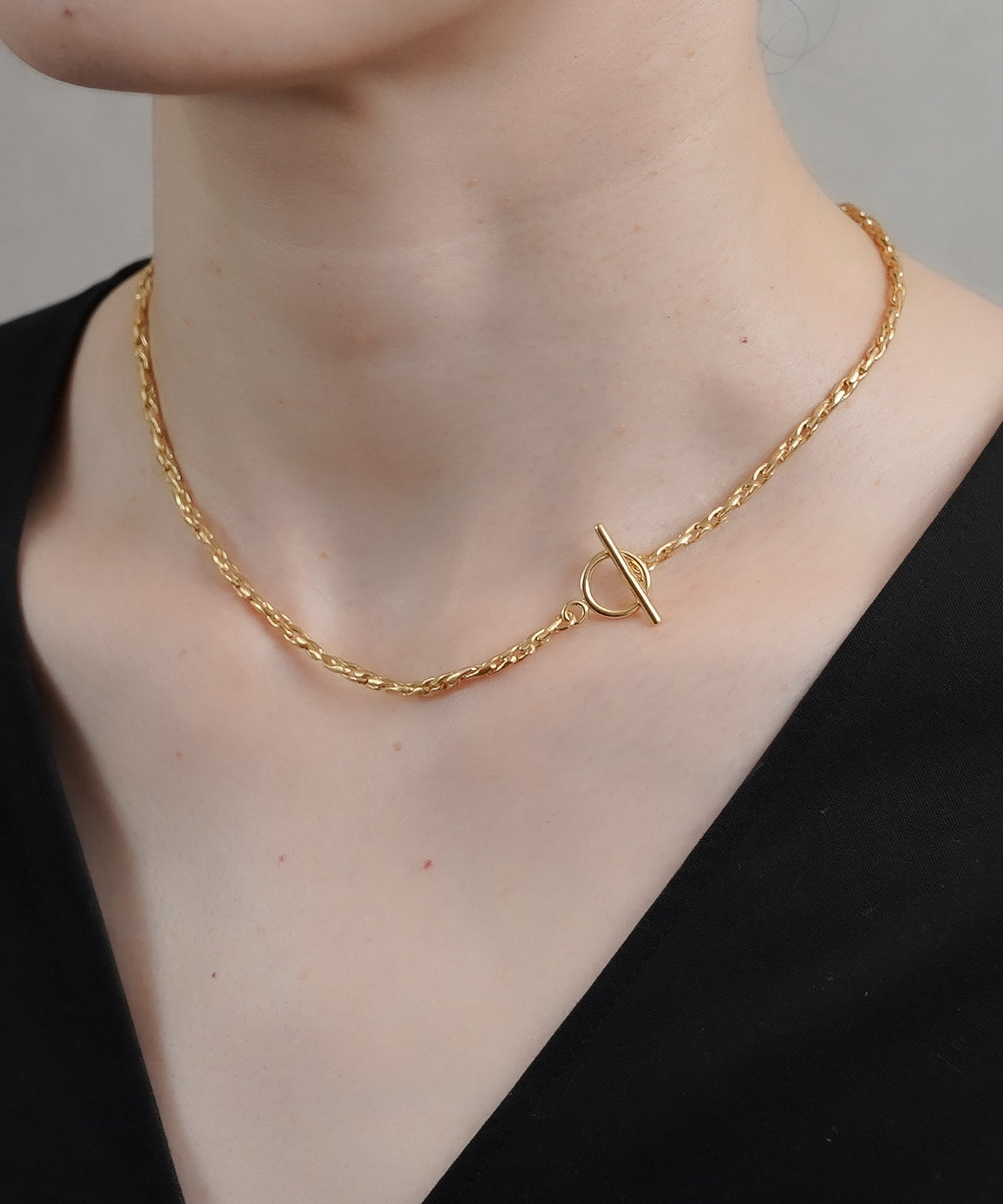 ISOLATION / アイソレーション】SV925 Twist Chain Necklace (45cm