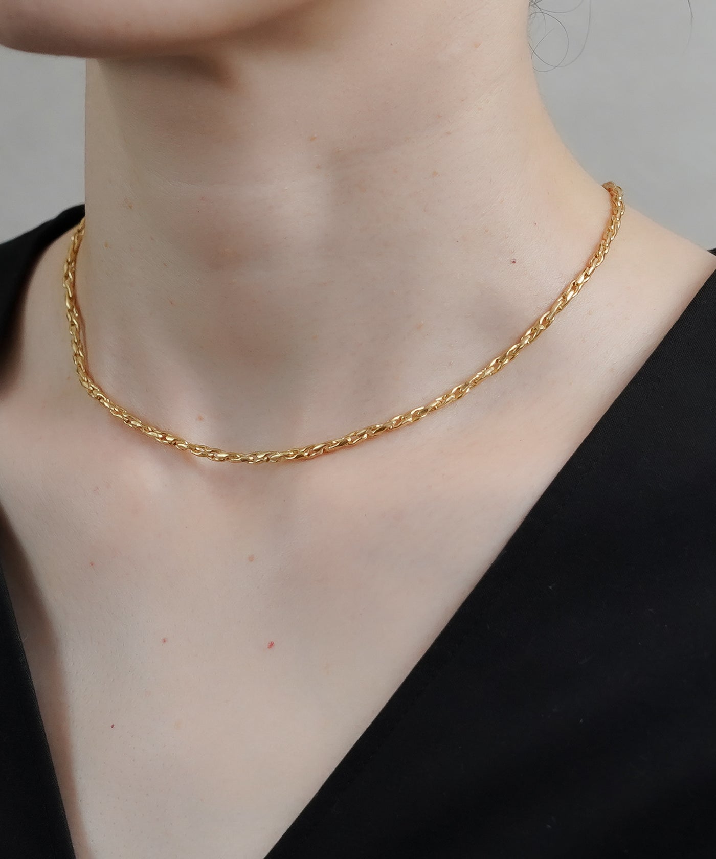 ISOLATION / アイソレーション】SV925 Twist Chain Necklace (45cm
