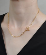 【ISOLATION / アイソレーション】Silver925 Cut Chain Necklace(40cm) / ILN-0149G
