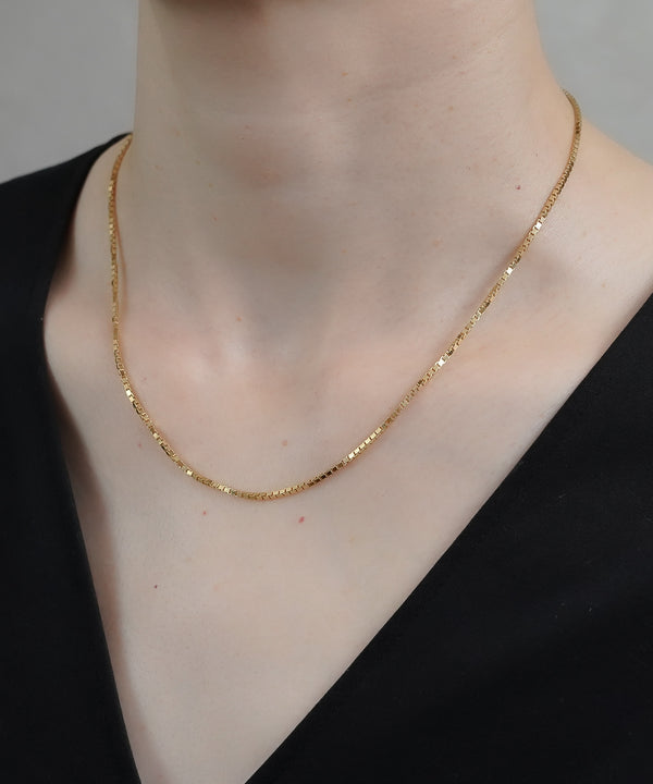 【ISOLATION / アイソレーション】Silver925 Venetian Chain Necklace(40cm) / ILN-0150G