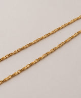 【ISOLATION / アイソレーション】SV925  Twist Chain Necklace (45cm) / ILN-0102G