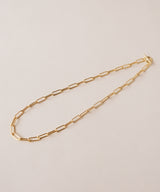 【ISOLATION / アイソレーション】Silver925 Rectangle Chain Necklace(40cm) / ILN-0148G