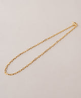 【ISOLATION / アイソレーション】Silver925 Cut Chain Necklace(40cm) / ILN-0149G