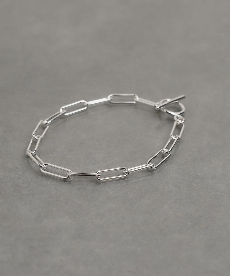 ISOLATION / アイソレーション】Silver925 Rectangle Chain Bracelet