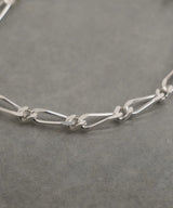 【ISOLATION / アイソレーション】Silver925  Figaro Chain Bracelet  SILVER×GOLD(16.5cm,18.5cm) / ILB-0128SG