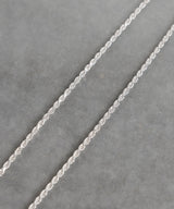 【ISOLATION / アイソレーション】Silver925  French Rope Chain Necklace (40cm,45cm) / ILN-0152