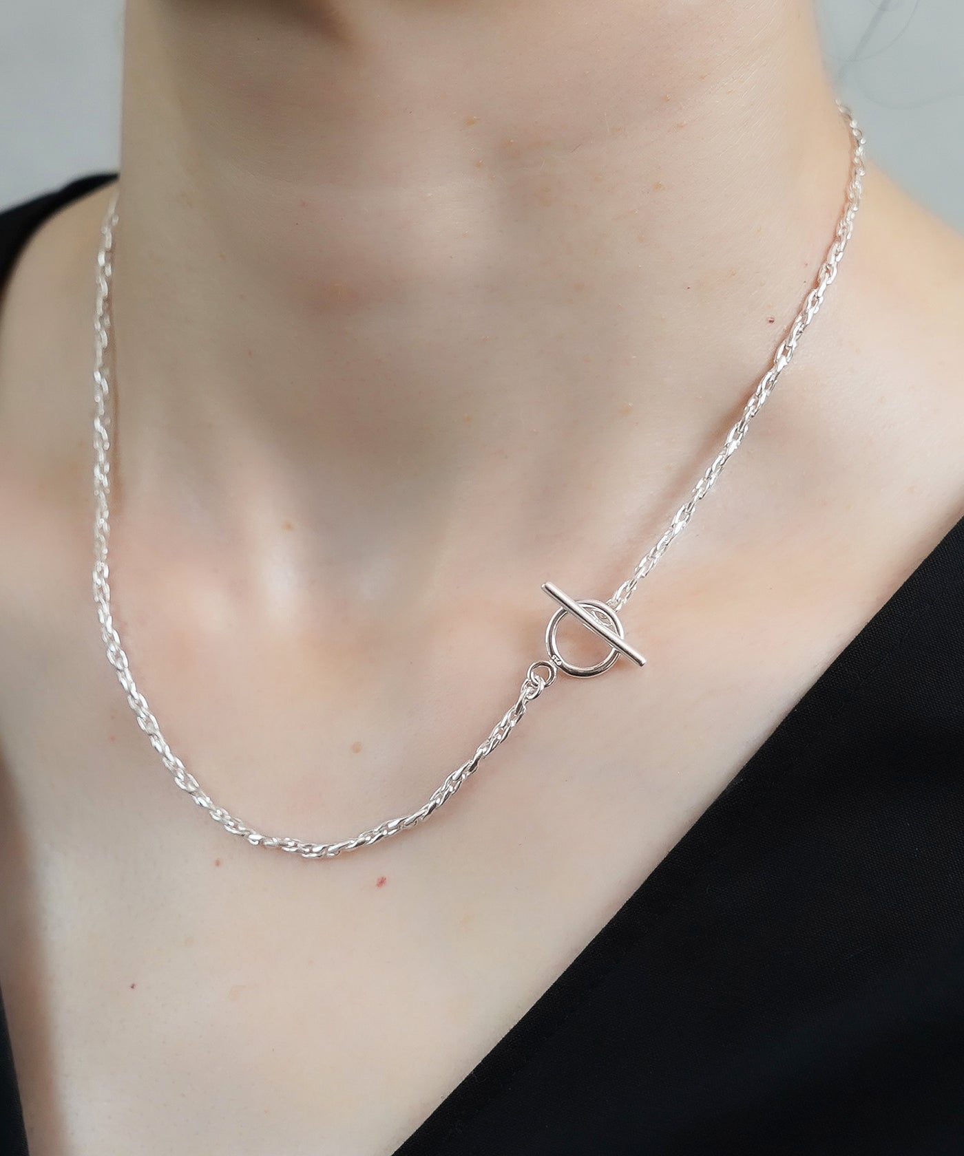 試着のみ)Leilian レリアン 長袖シャツ .ブラウス17＋SILVER925 TWIST