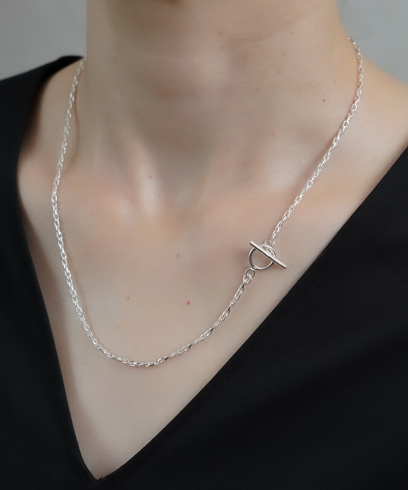 ISOLATION / アイソレーション】Silver925 Twist Chain Necklace S 