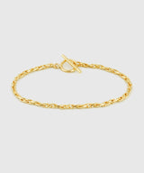 【ISOLATION / アイソレーション】silver925 Twist Chain Bracelet （K18gp） / ILB-0102G