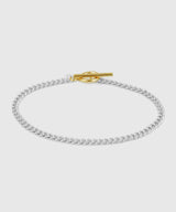 【ISOLATION / アイソレーション】Silver925  Curve Chain Bracelet / ILB-0127