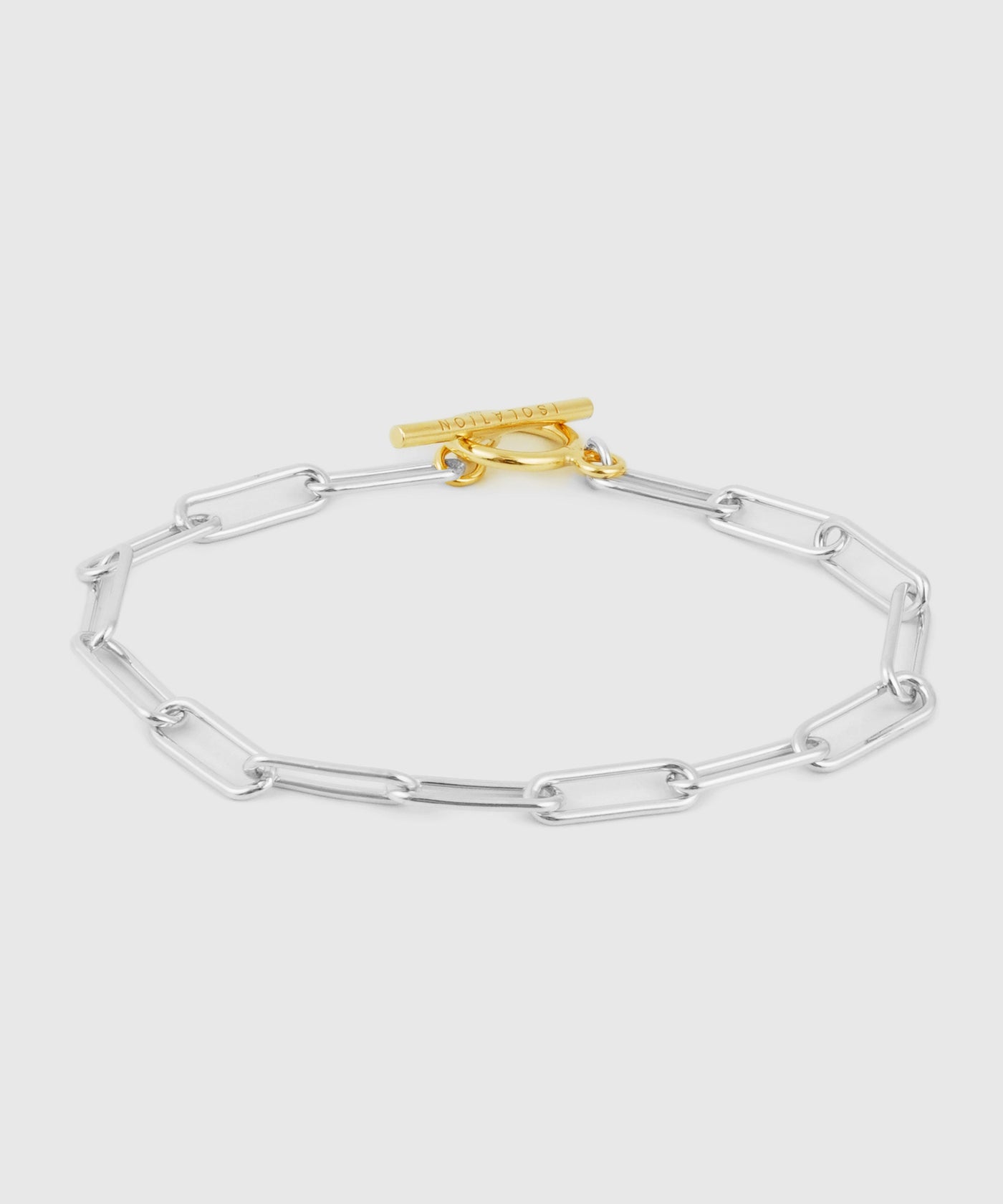 ISOLATION / アイソレーション】Silver925 Rectangle Chain Bracelet