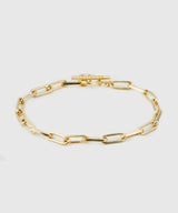 【ISOLATION / アイソレーション】Linear Chain Bracelet /ILB-0133G(GOLD)