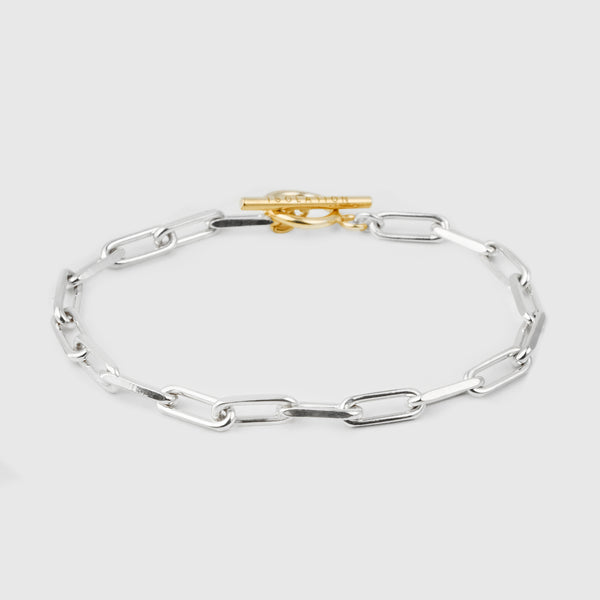 ISOLATION】Linear Chain Bracelet(17.5cm)(19cm) /ILB-0133(SILVER 