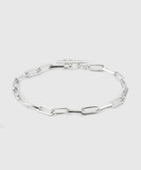 【ISOLATION / アイソレーション】Linear Chain Bracelet / ILB-0133(SILVER)