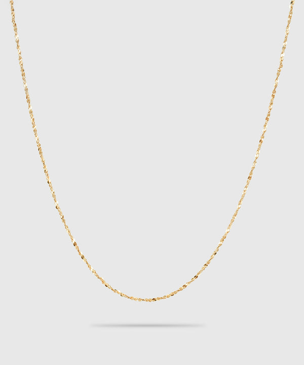 【ISOLATION / アイソレーション】SV925 Twist Chain Necklace S (40cm,45cm) / ILN-0129G