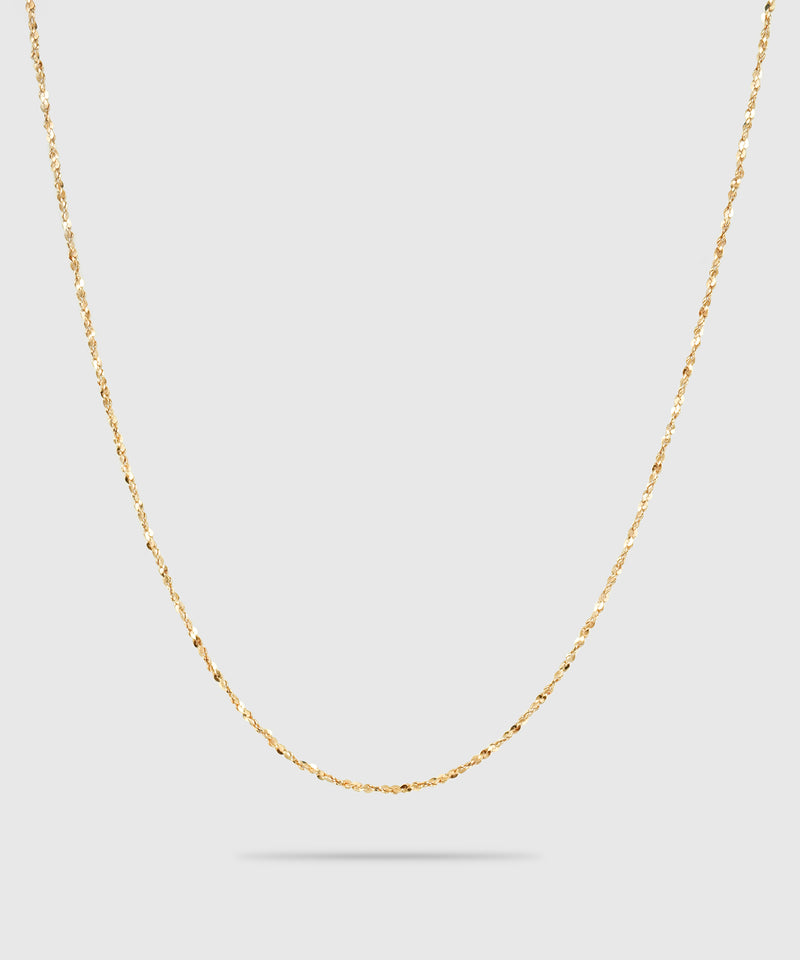 【ISOLATION / アイソレーション】SV925 Twist Chain Necklace S (40cm,45cm) / ILN-0129G