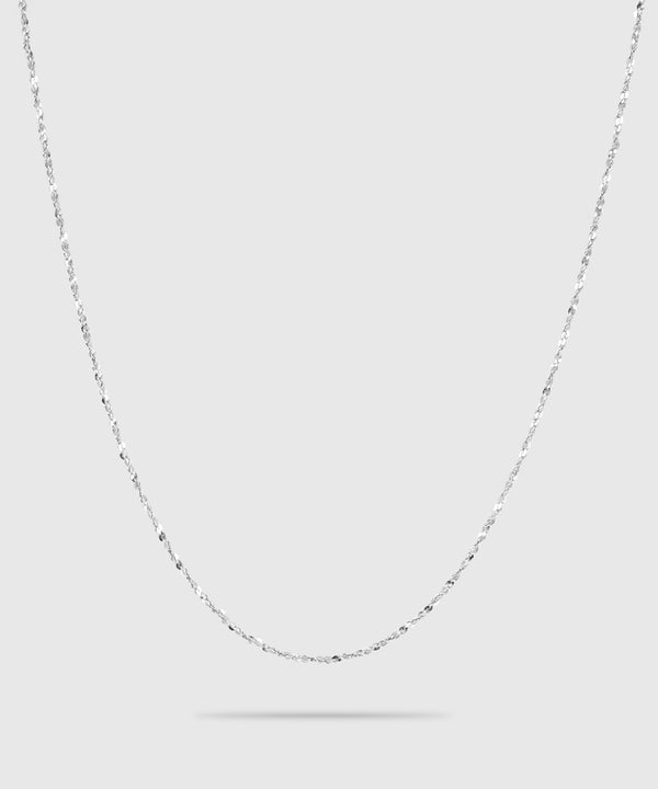 【ISOLATION / アイソレーション】SV925 Twist Chain Necklace S (40cm,45cm) / ILN-0129