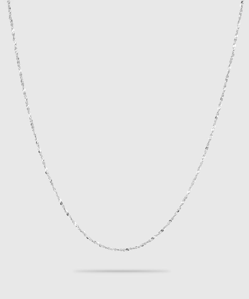 【ISOLATION / アイソレーション】SV925 Twist Chain Necklace S (40cm,45cm) / ILN-0129