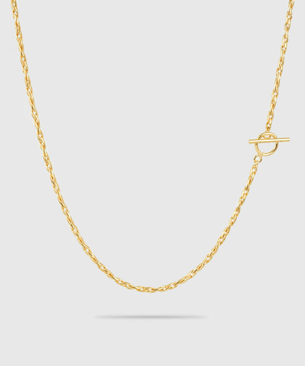 【ISOLATION / アイソレーション】SV925  Twist Chain Necklace (45cm) / ILN-0102G