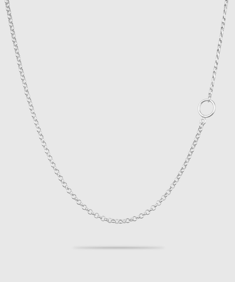 【ISOLATION / アイソレーション】SV925 Unisex Combination Long Necklace  (63cm)/ ILN-0139