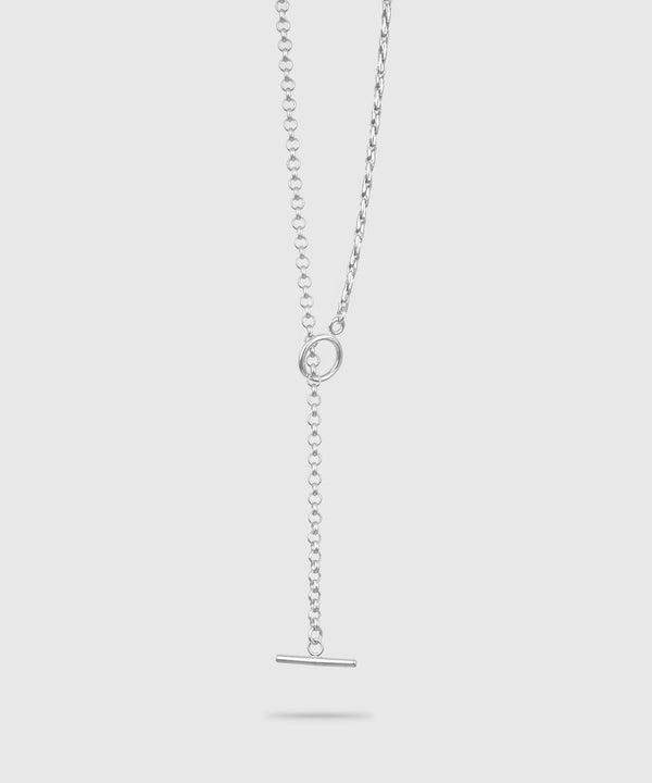 【ISOLATION / アイソレーション】SV925 Unisex Combination Long Necklace  (63cm)/ ILN-0139