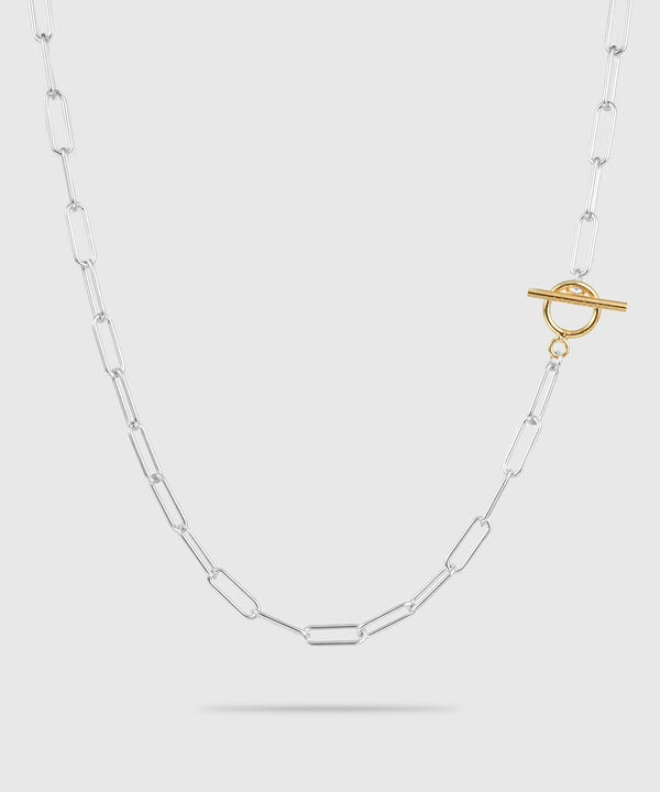 【ISOLATION / アイソレーション】Silver925 Rectangle Chain Necklace(40cm,45cm) / ILN-0148