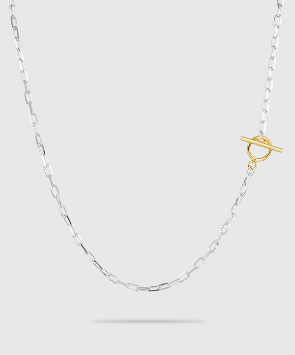 【ISOLATION / アイソレーション】Silver925 Cut Chain Necklace(40cm) / ILN-0149