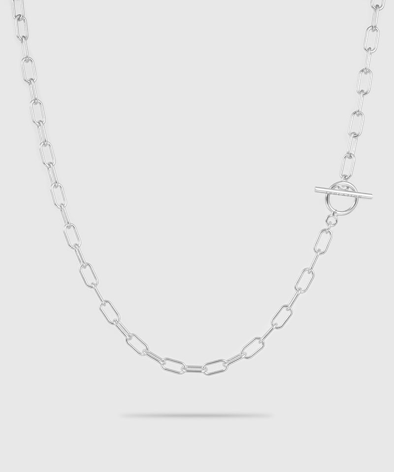 【ISOLATION / アイソレーション】SV925 Oval Chain Necklace (40cm,50cm) / ILN-0101