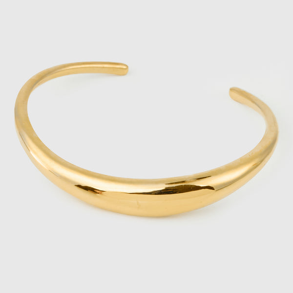 ISOLATION 】Bold Curve Bangle /ISB-0302G(GOLD) – ISOLATION JEWELRY