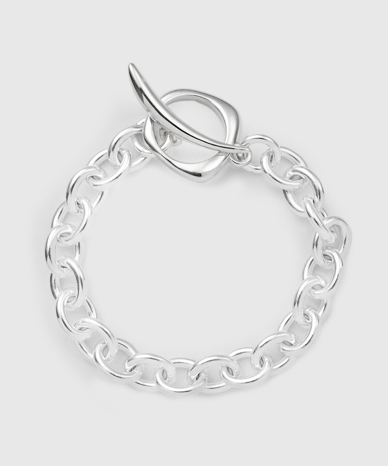 【ISOLATION / アイソレーション】Sculpture Bracelet(18cm) /ISB-0304(SILVER)