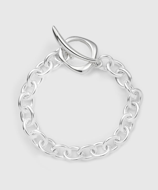 【ISOLATION / アイソレーション】Sculpture Bracelet(18cm) /ISB-0304(SILVER)