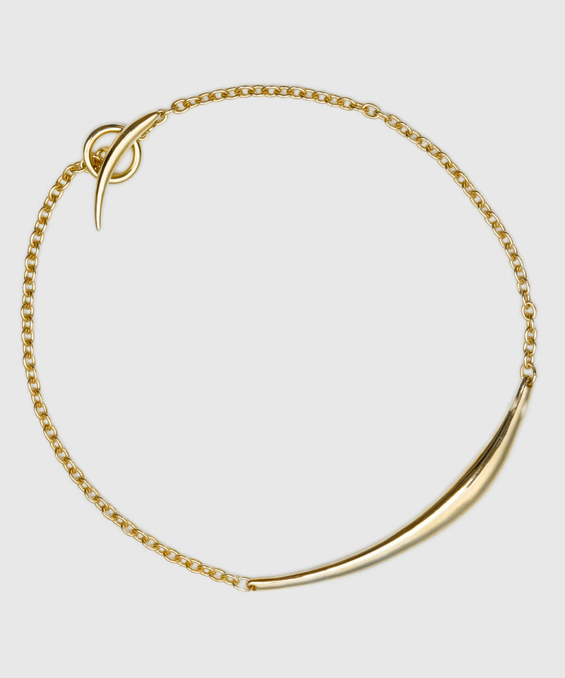 【ISOLATION / アイソレーション】Bold Curve Choker /ISC-0301G(GOLD)