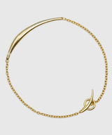 【ISOLATION / アイソレーション】Bold Curve Choker /ISC-0301G(GOLD)