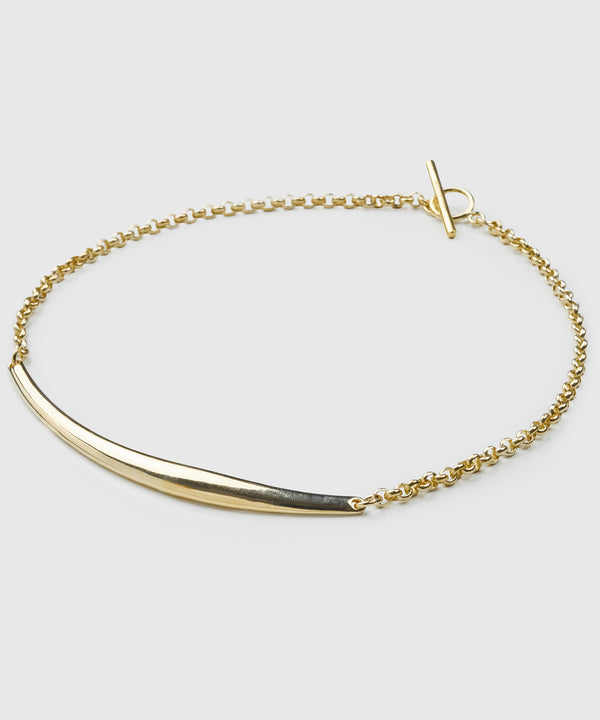 【ISOLATION / アイソレーション】Curve Choker(38cm)(40cm)(43cm) /ISC-0302G(GOLD)