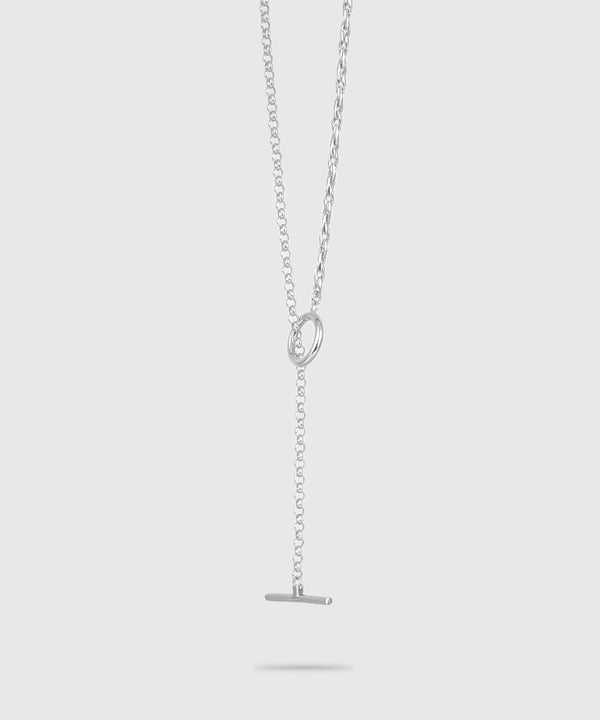 【ISOLATION / アイソレーション】SV925 Unisex Combination Long Necklace  (65cm) / ISN-0132 (SILVER)