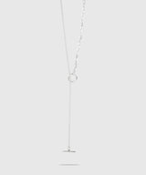 【ISOLATION / アイソレーション】Anchor Combination Long Necklace/ ISN-0301 (SILVER)