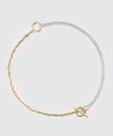 【ISOLATION / アイソレーション】Anchor Combination Long Necklace / ISN-0301  (SILVER×GOLD)