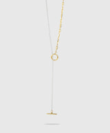 【ISOLATION / アイソレーション】Anchor Combination Long Necklace / ISN-0301  (SILVER×GOLD)