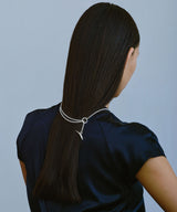 【ISOLATION / アイソレーション】Combination Sculpture Long Necklace(70cm) / ISN-0306 (SILVER×GOLD)