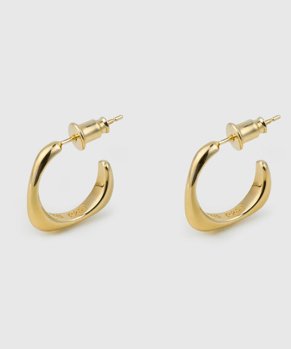 【ISOLATION / アイソレーション】Sculpture Hoop Pierce /ISP-0306G(GOLD)