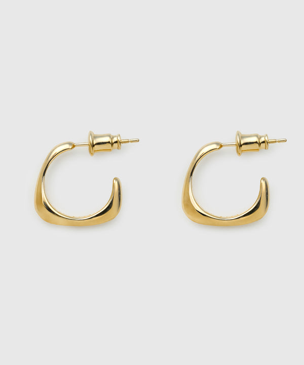 【ISOLATION / アイソレーション】Sculpture Hoop Pierce /ISP-0306G(GOLD)