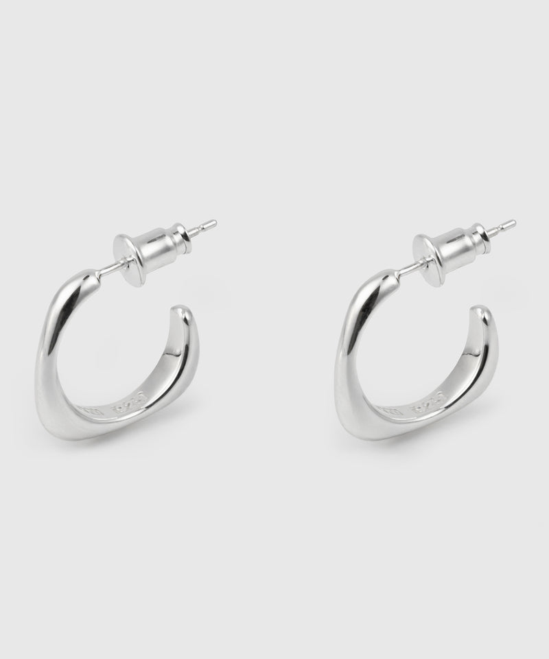 【ISOLATION / アイソレーション】Sculpture Hoop Pierce /ISP-0306G(SILVER)